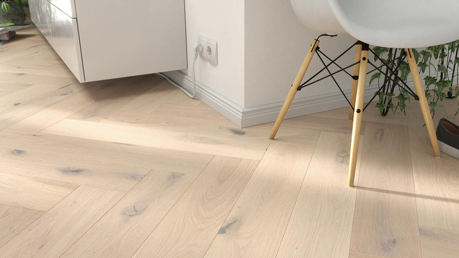 Natura Oak Cappuccino Engineered Wood Matt Lacquer