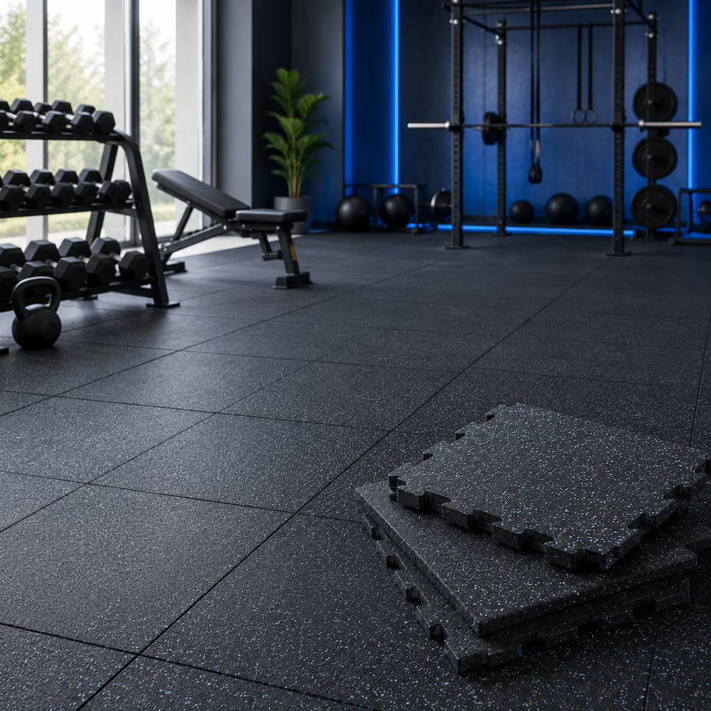 rubber floor tiles