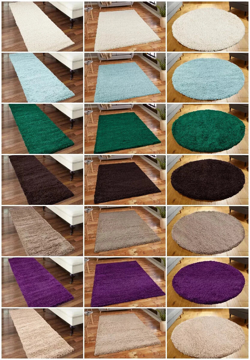 RUG FOR SALE THICK SOFT SHAGGY CARPET RUG BEDROOM LIVING ROOM NON SLIP ON CARPET