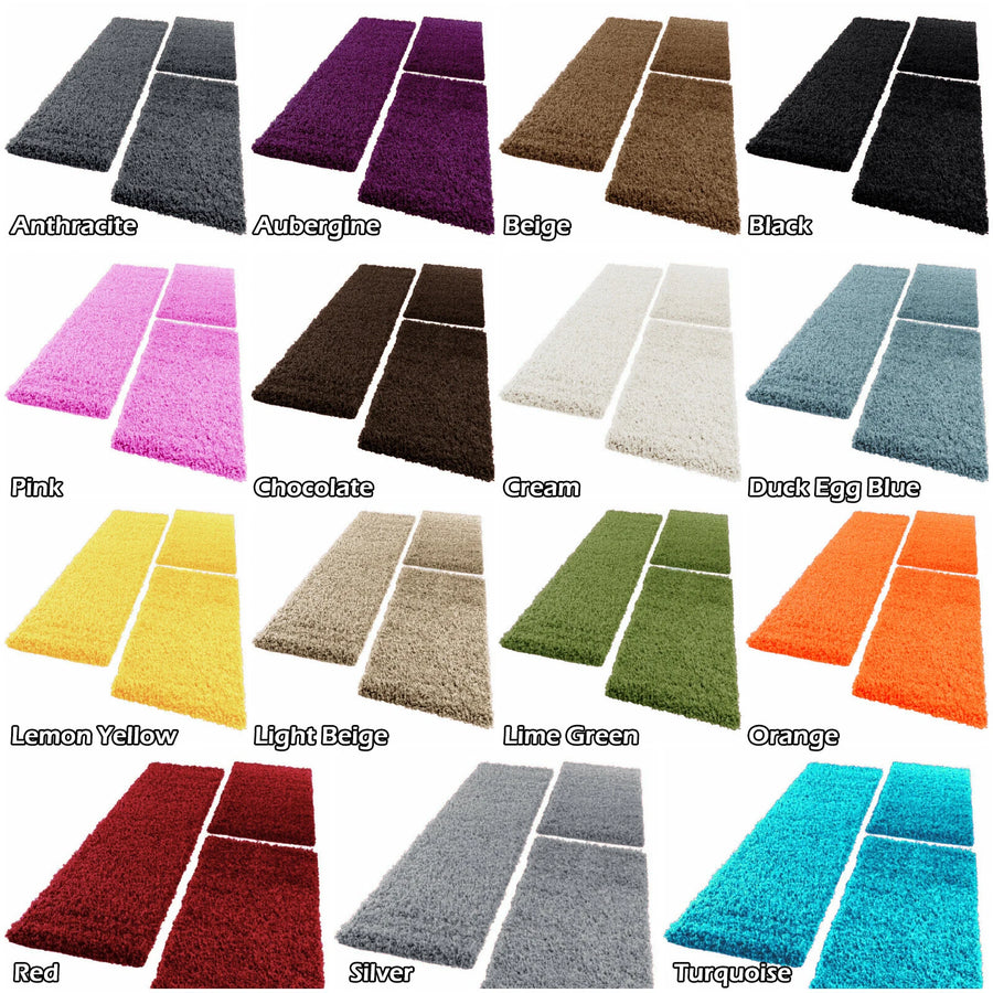 Hallway Shaggy Runner Rug NonSlip on Carpet Kitchen Living Room Bedroom Area Rug