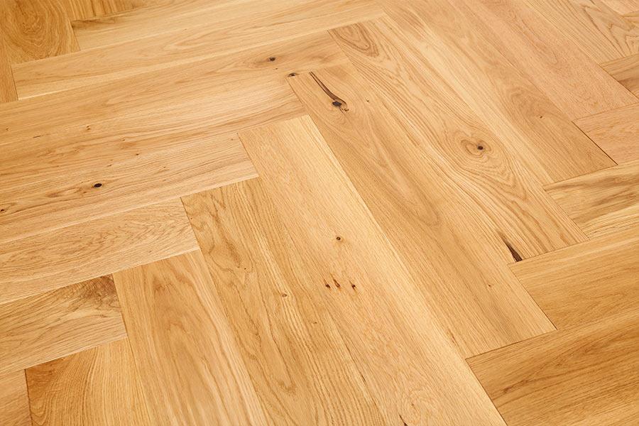 Natura Oak Honey Herringbone Engineered Wood Lacquered
