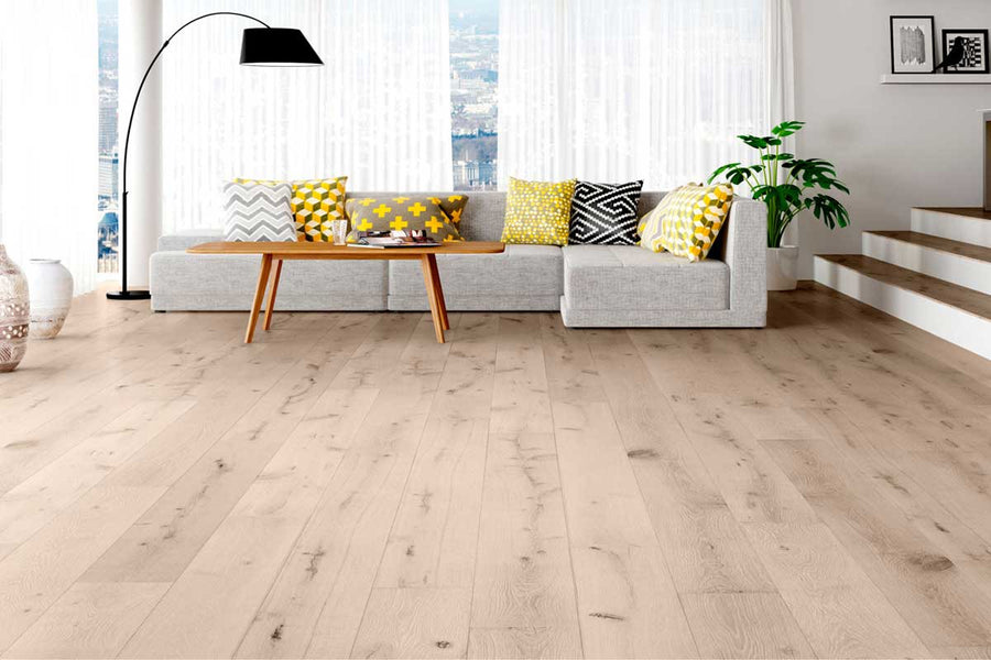 Ironbark Soft Sands Engineered Wood White Brushed Matt Lacquered