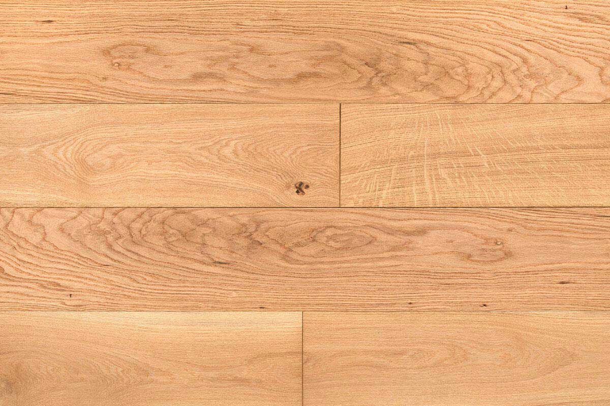 Top view of Ingleton engineered oak boards