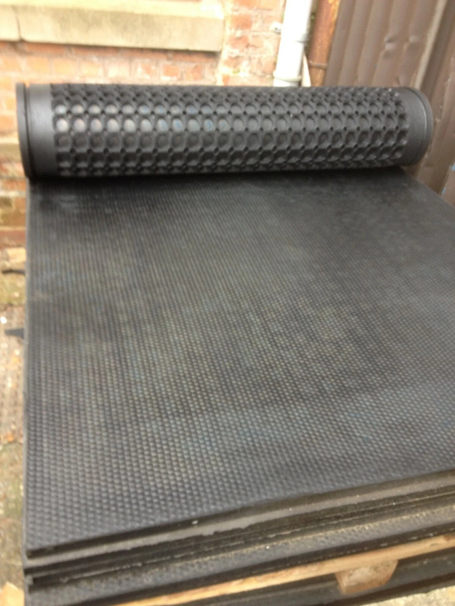 Rubber Stable Matting 185x115cm 25mm Horse Mats, Equine Flooring Hammer design