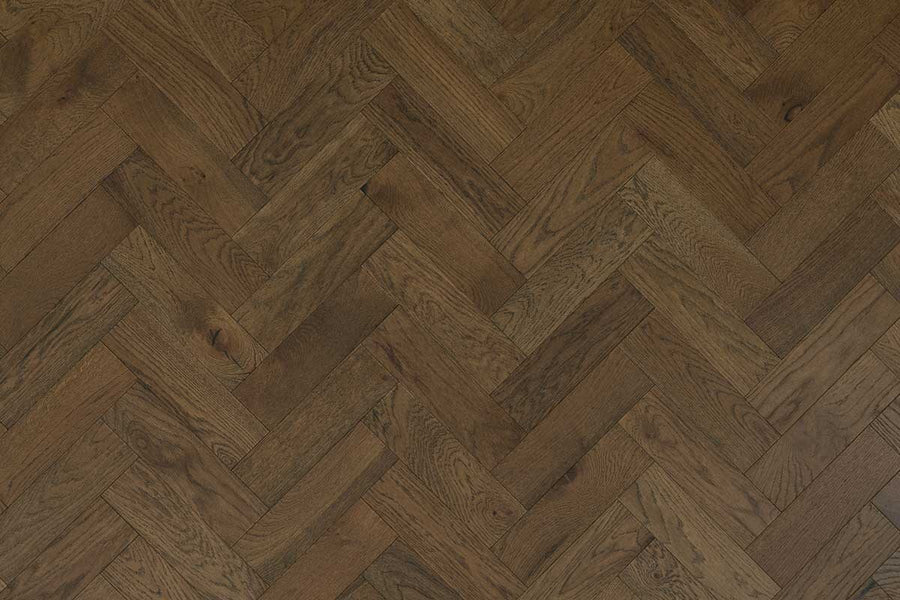 Natura Engineered Rustic Herringbone Espresso