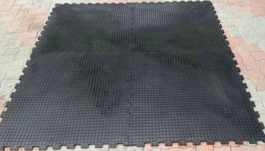 Gym mat/ Milk Parlour interlocking rubber flooring mats 1mx1mx20mm
