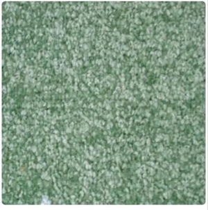A close-up texture swatch of green artificial turf or carpet with a dense, short pile.