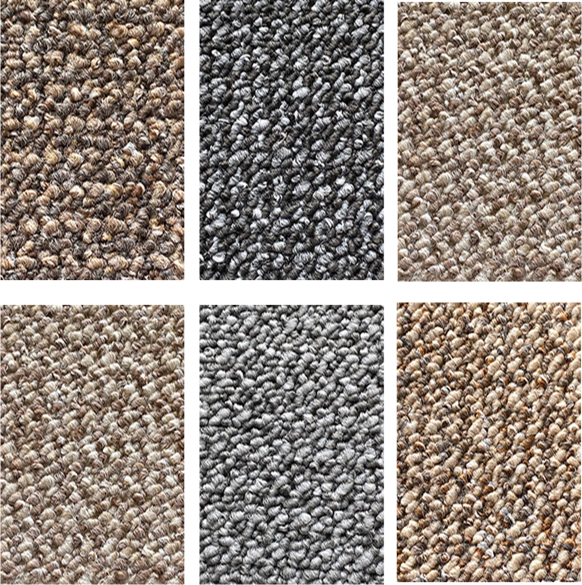 Carpet Berber Loop Pile Cheap Carpet Felt Backing Hard Wearing Lounge Stairs NEW