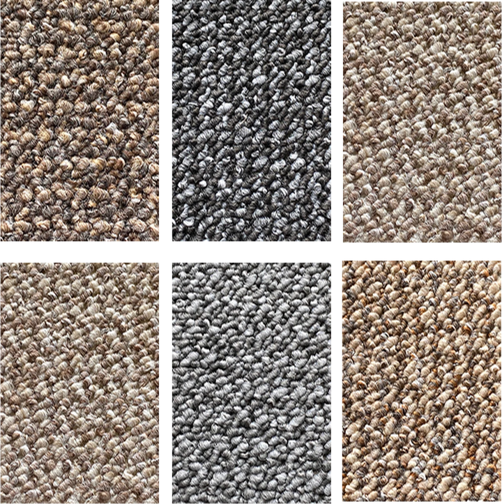 Carpet Berber Loop Pile Cheap Carpet Felt Backing Hard Wearing Lounge Stairs NEW