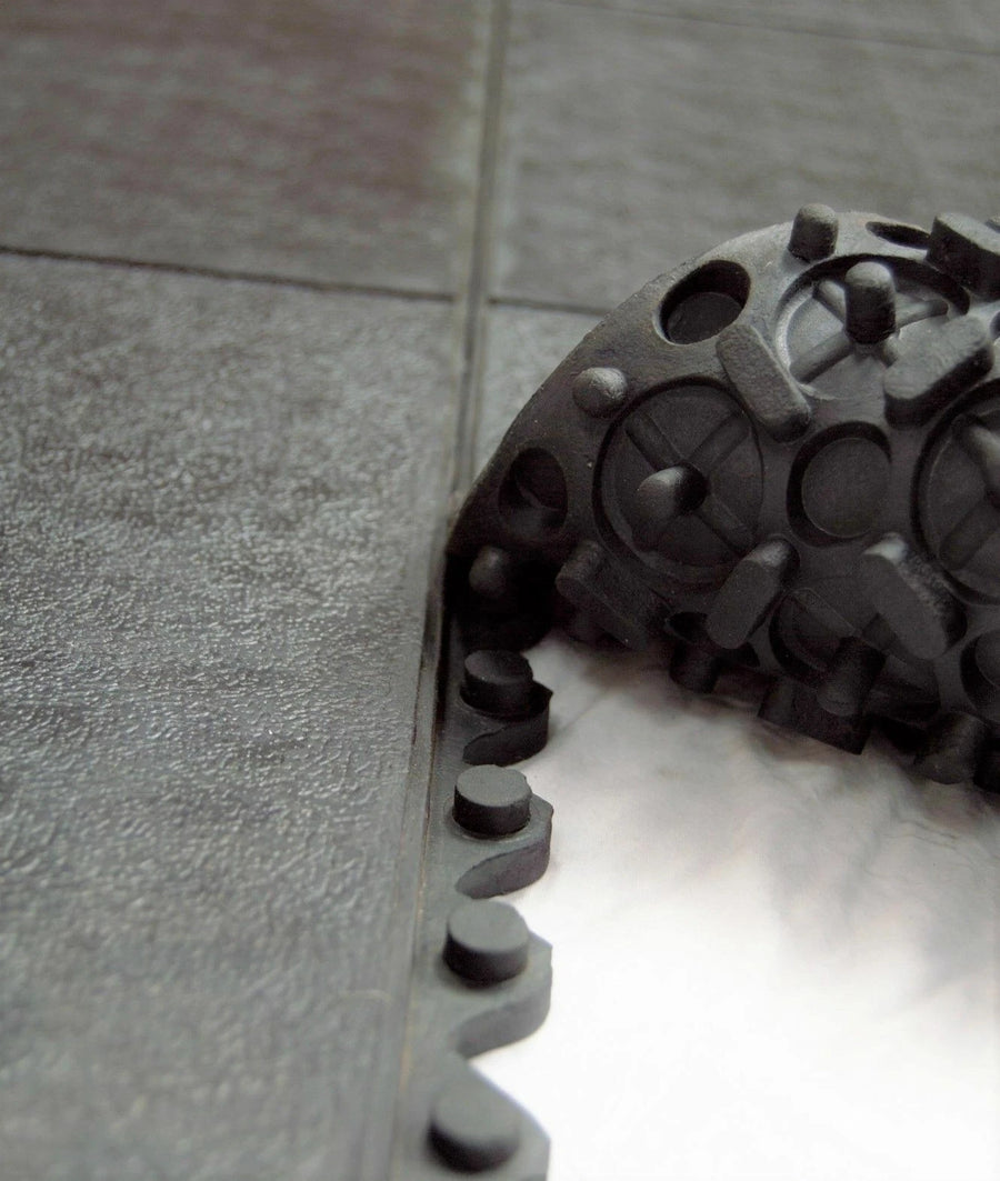 Rubber Gym Mat Floor Tiles | Heavy Duty 14mm Thick Interlocking 900mm x 900mm