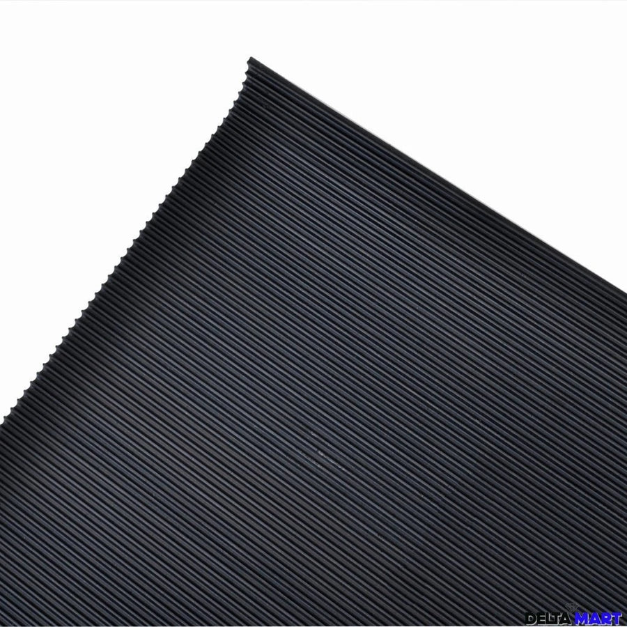 Cheapest AntiSlip FINE Ribbed Rubber Flooring Protection Matting 1.2mx1m 5mm