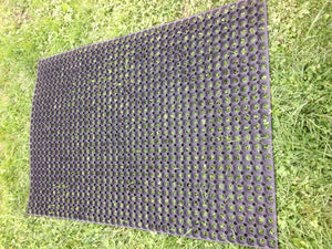 Grid mat on grass