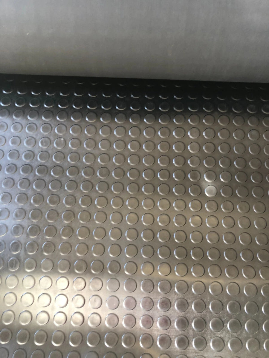 Rubber Flooring Matting Heavy Duty Anti Slip Garage Van trailer 1.8M wide 3.5mm