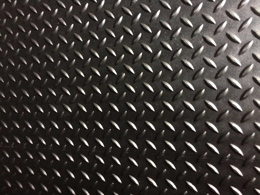 Heavy Duty Rubber Matting Garage Flooring 3mm Roll Mat Van Car Lorry checker