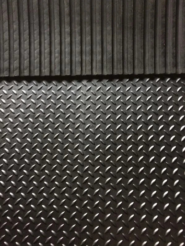 Heavy Duty Large Rubber Gym Mat Commercial Flooring 6ftx4ftx18mm