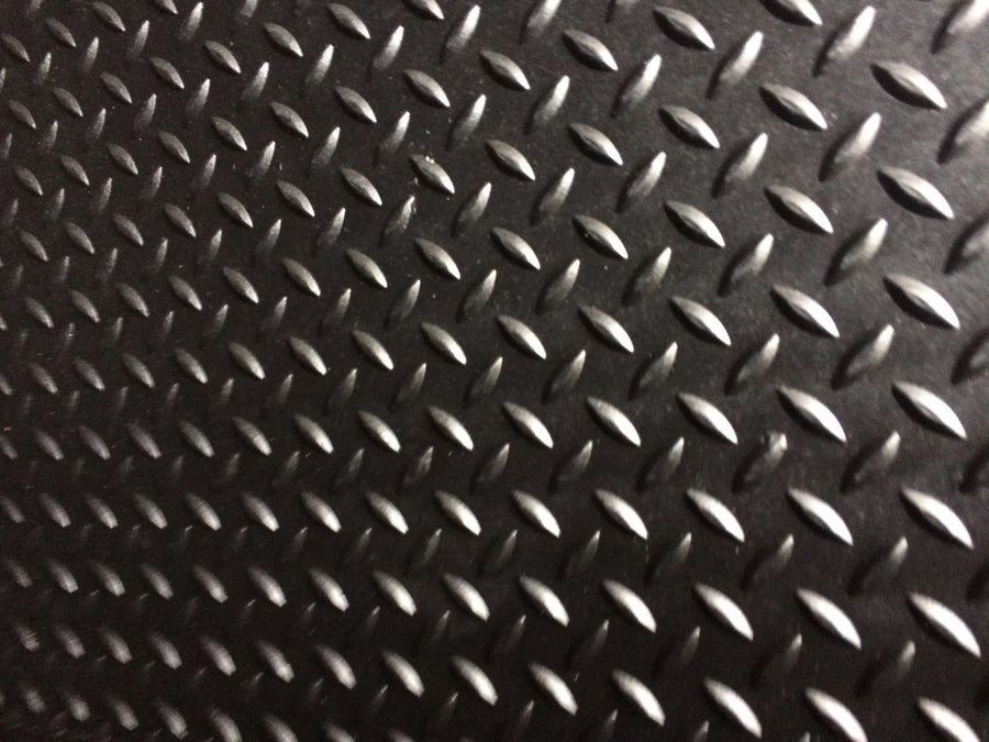 Rubber Stable Matting 6ftx4ft 17mm Horse Mats, Equine Flooring checker designtop