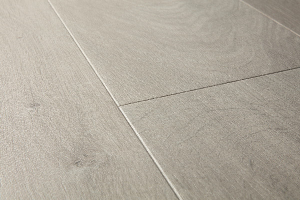 Quick-Step Impressive Soft Oak Grey laminate flooring detail view