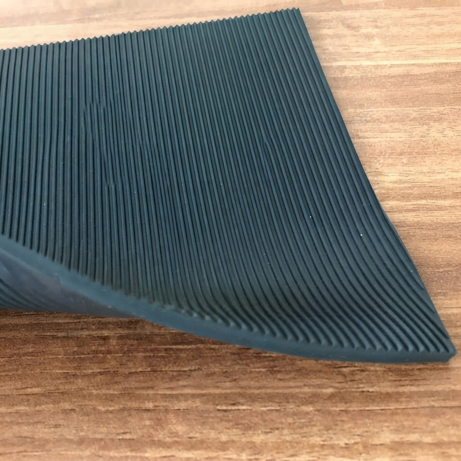 AntiSlip FINE Ribbed Rubber Flooring Protection Mat 1.2m1.5m wide Free delivery