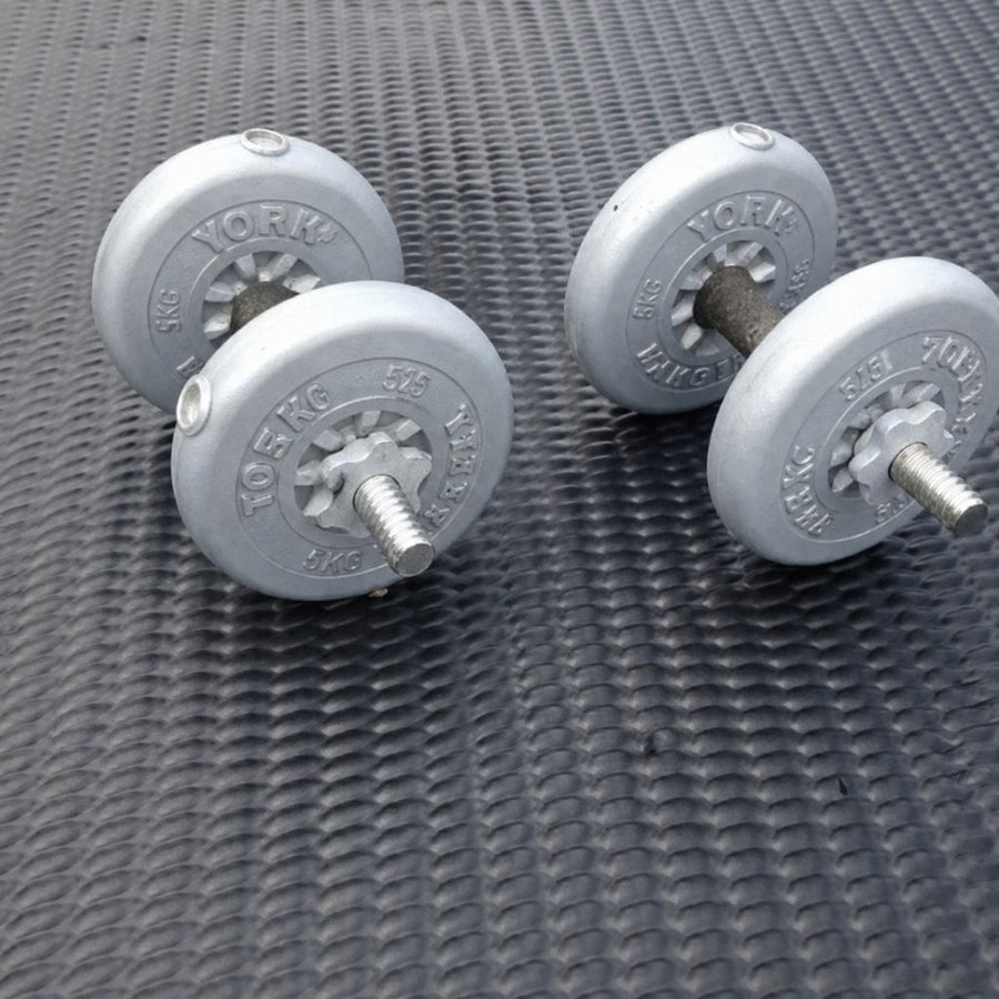 Gym Floor Matting EVA 24mm EVA Cushioned Mats Heavy Duty Safety Comfort 6 x 4ft