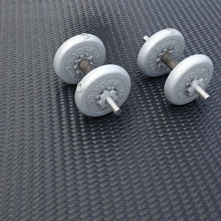 Gym Floor Matting EVA 24mm EVA Cushioned Mats Heavy Duty Safety Comfort 6 x 4ft