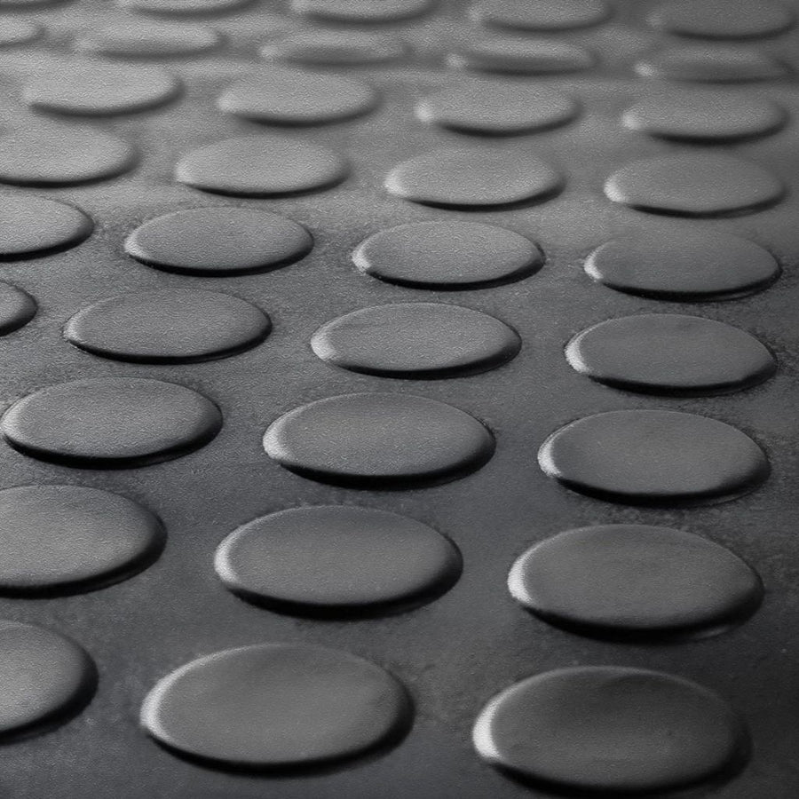Rubber Flooring Matting Heavy Duty Black Anti Slip Garage COIN 3mm