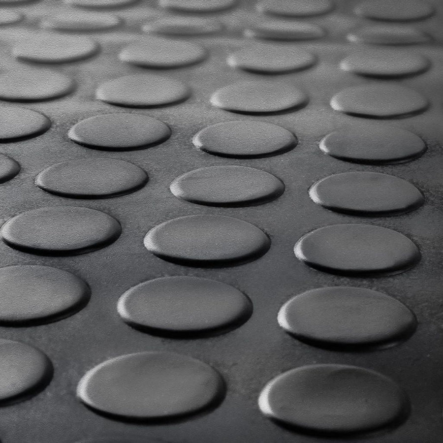 Coin Stud Penny Pattern Rubber Flooring Matting for Garage, Van Car Roll Mat