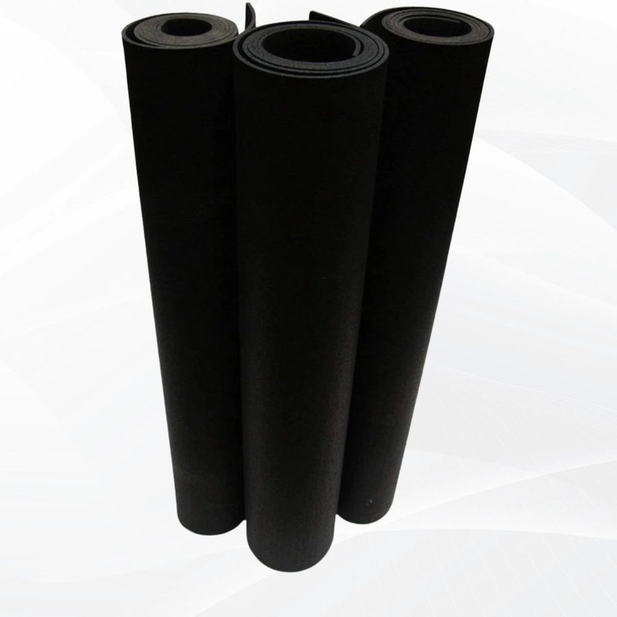 Smooth Rubber Roll Flooring Matting | 5mm Thick | 1m Wide | Up to 15m Length