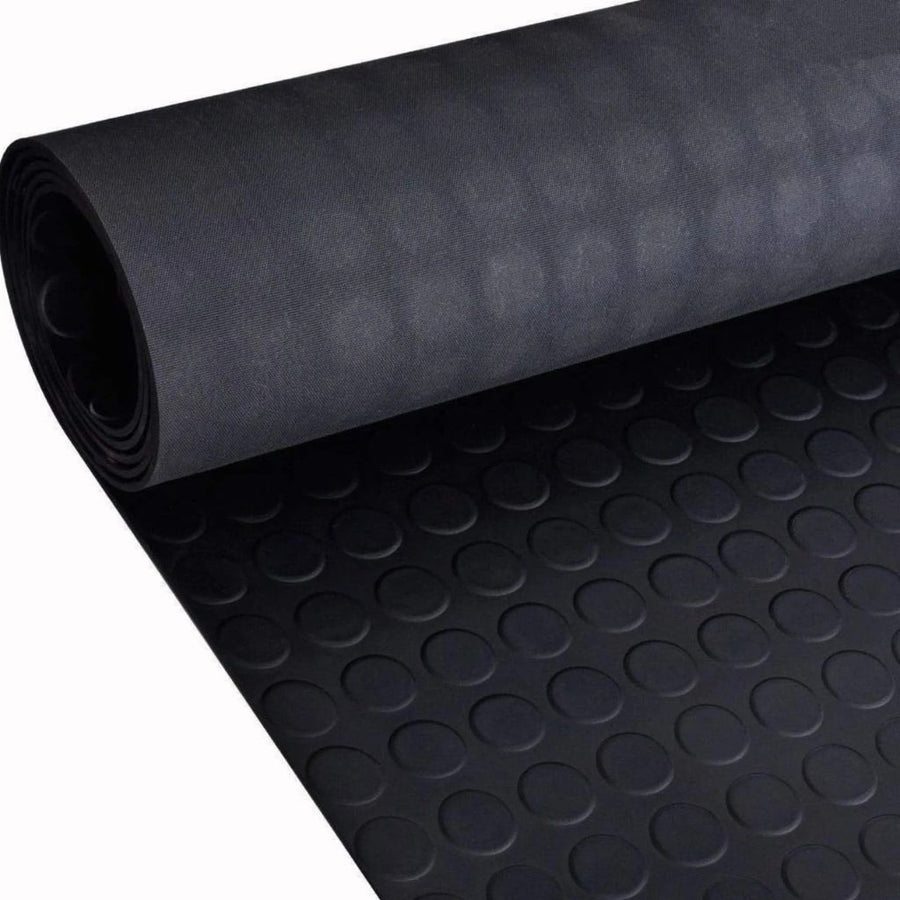 Coin Rubber Roll Flooring Matting | 3mm Thick | 1.2m Wide | Up to 15m Length