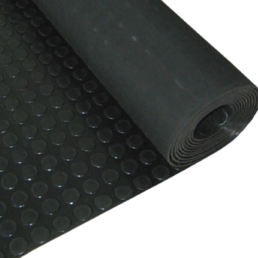 Rubber Flooring Matting Heavy Duty Black Garage COIN 3mm