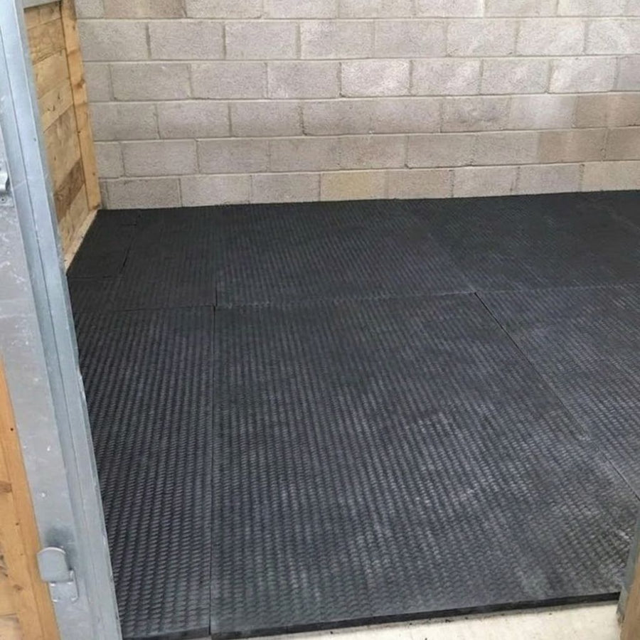 4 Mat Special | 4 x Stable Horse Floor Matting Black EVA 24mm EVA Cushioned Mats