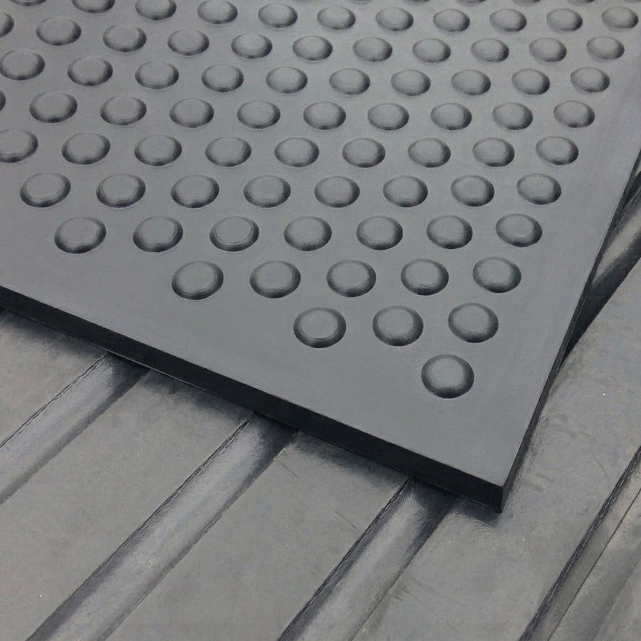 Bubbletop Horse Pony Rubber Stable Mat Heavy Duty 12mm Non Slip Matting 6 x 4ft