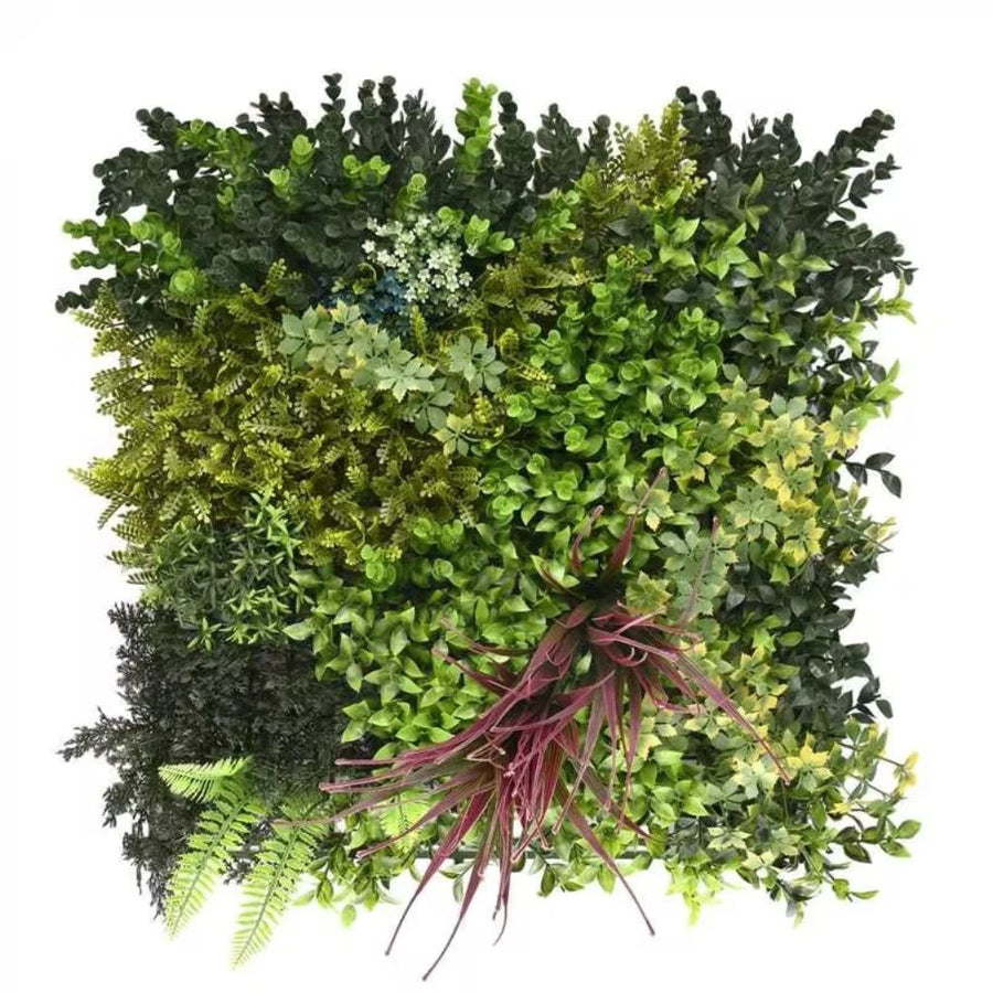 Artificial Wall Panel Realistic Plant Flower - 50cm x 50cm - Indoor / Outdoor