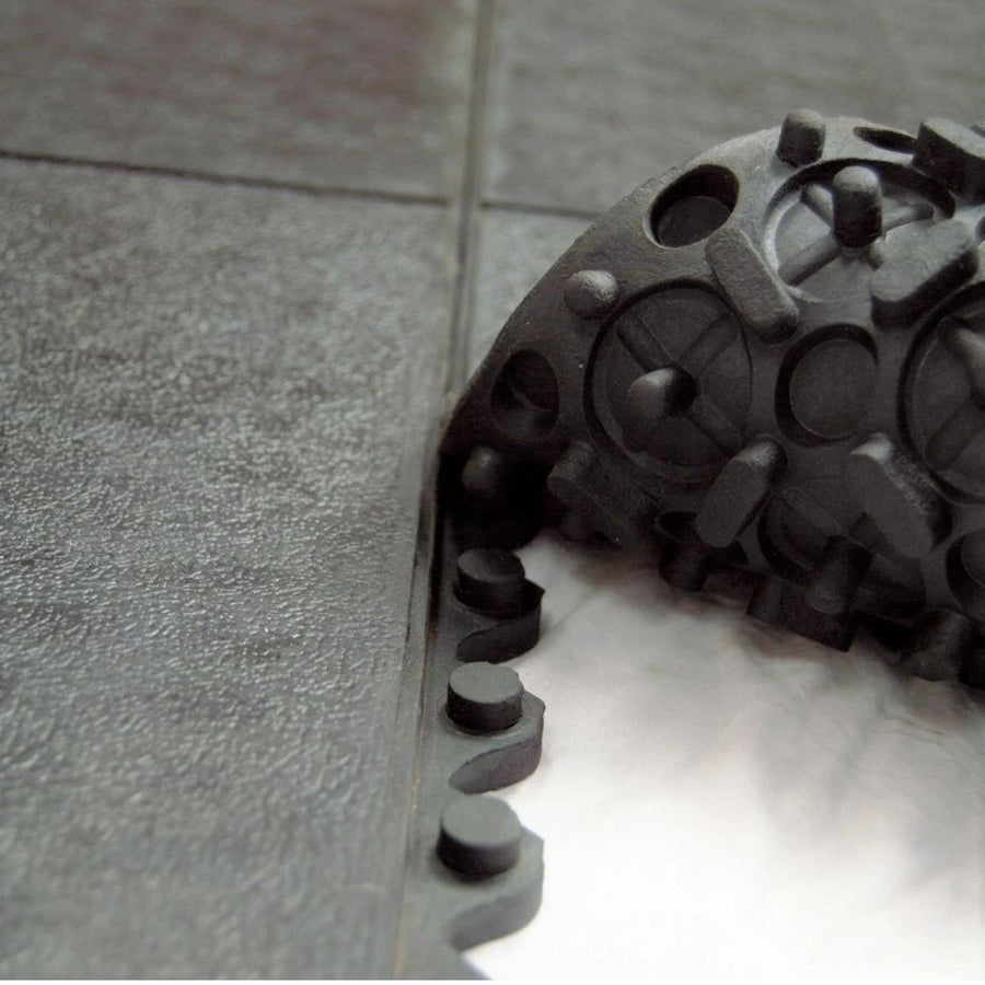 Rubber Gym Floor Tiles | 3 Mat Pack Of Heavy Duty 14mm Interlocking 900 x 900mm