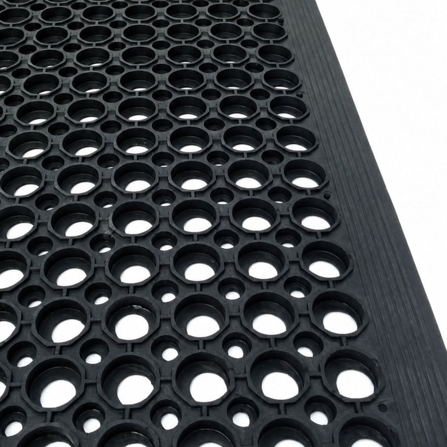 3 x Rubber Workplace Anti Fatigue/ Factory Flooring Mats 3ft x 5ft x 12mm