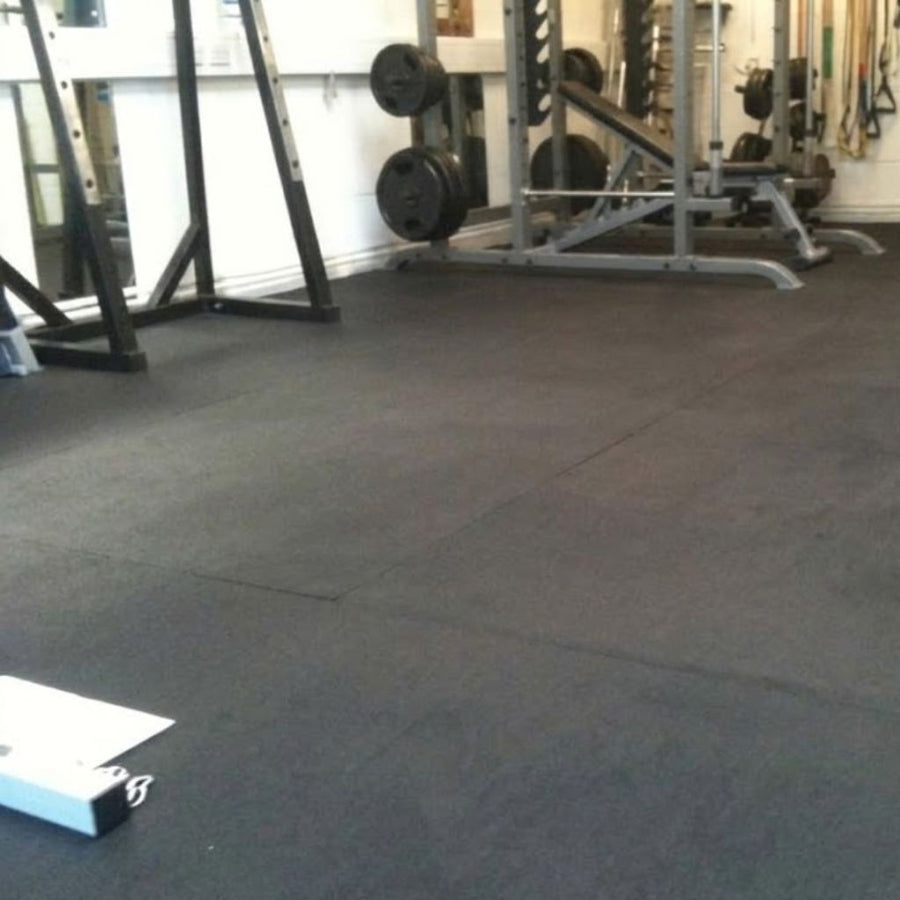 Heavy Duty Large Rubber Gym / Crossfit Mat Commercial Flooring 18mm