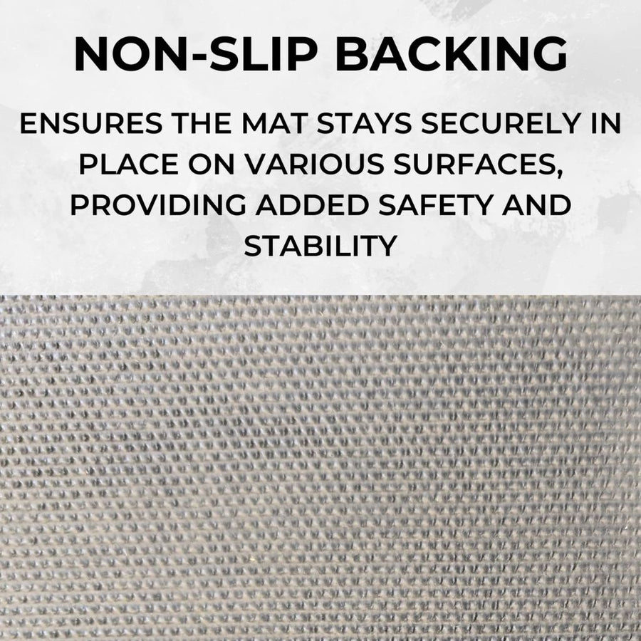 Heavy Duty Rubber Scraper Door Mat 140x85cm Non Slip Indoor Outdoor