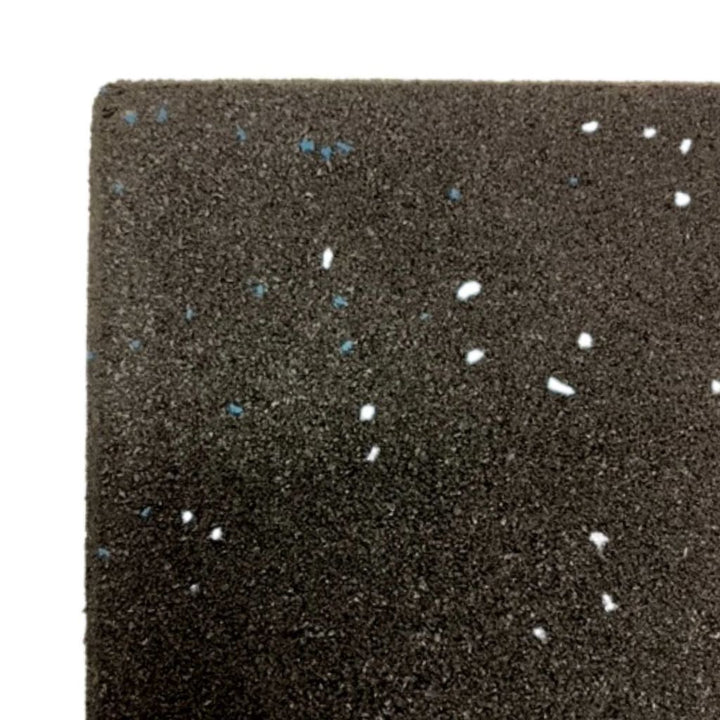 Close-up of a textured black surface with small white specks