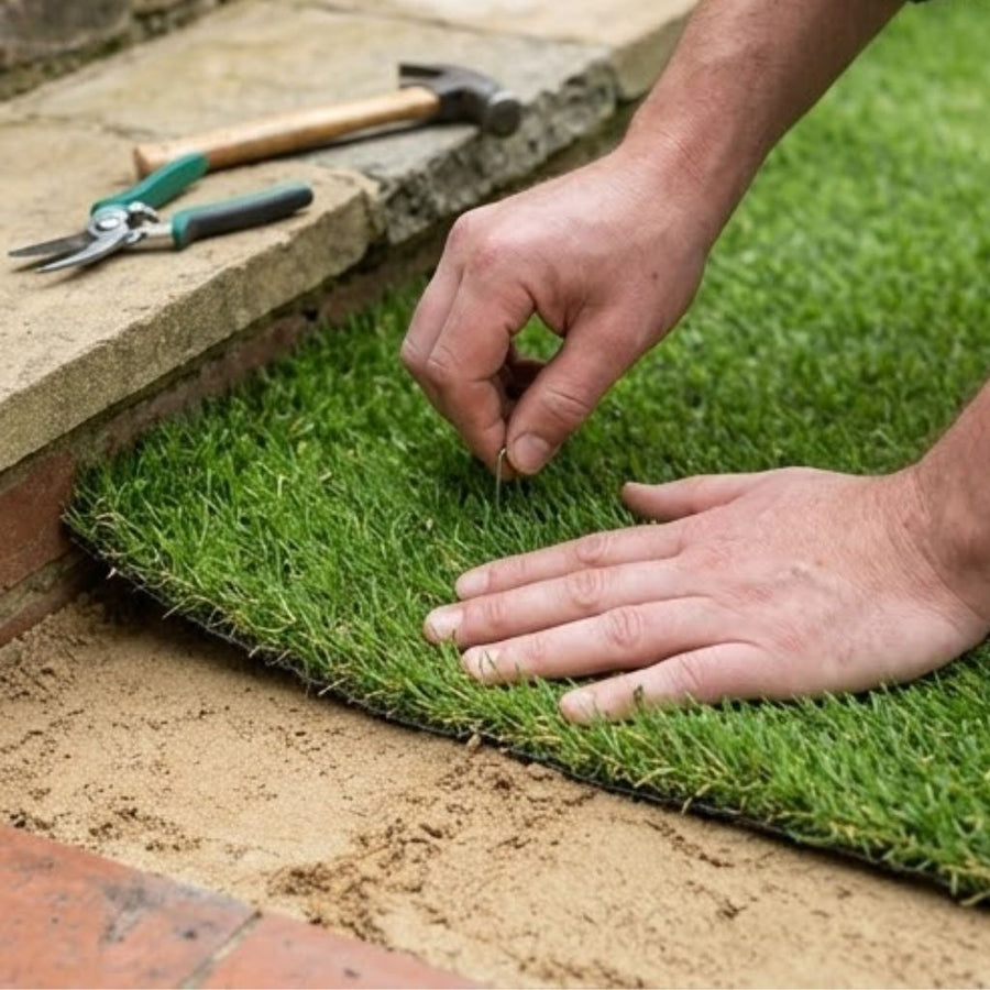 20mm Artificial Grass Natural and Realistic Looking Fake Lawn Astro Turf
