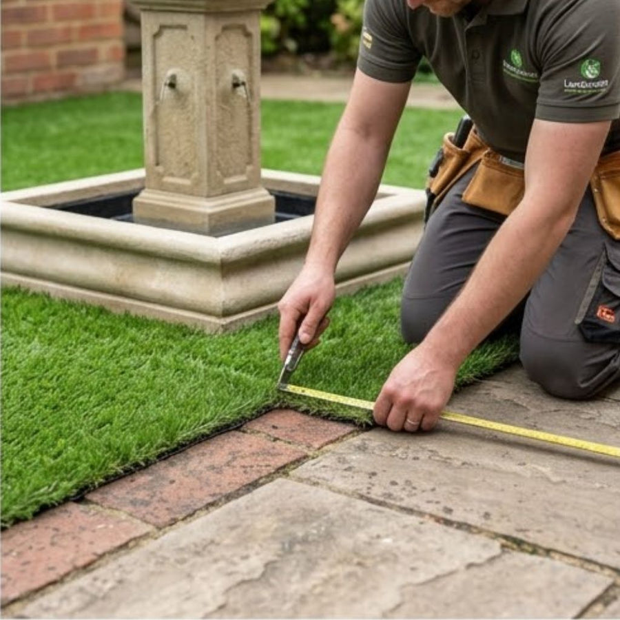 25mm Artificial Grass Natural and Realistic Looking Fake Lawn Astro Turf