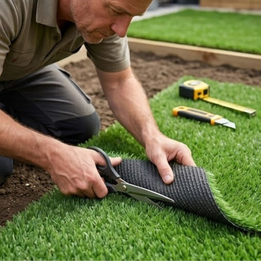 Budget Artificial Grass 7mm Value Fake Lawn Astro Turf | 7 Widths