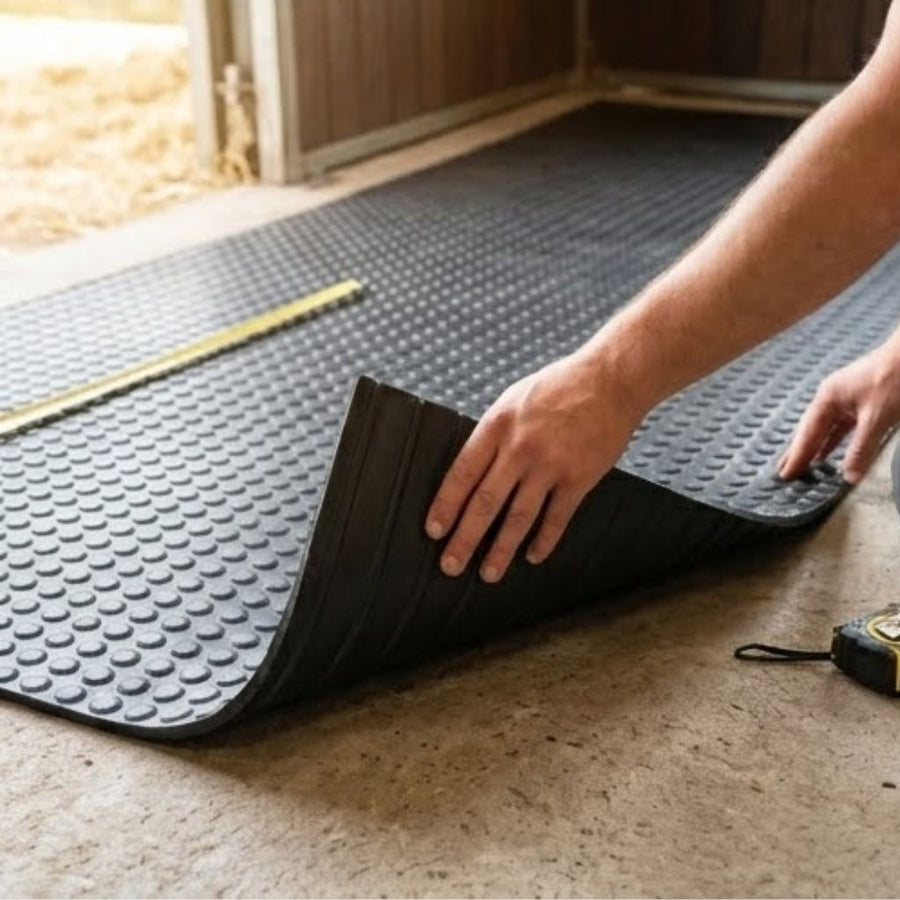 Bubbletop Rubber Stable Floor Matting 6ft x 4ft x 12mm Quality Horse Pony Mats