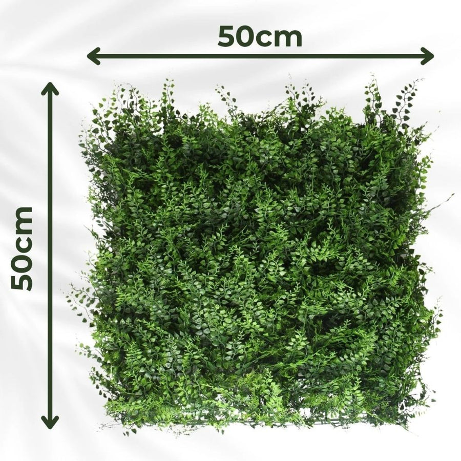 Artificial Plant Wall Panels Realistic Indoor / Outdoor 50cm x 50cm